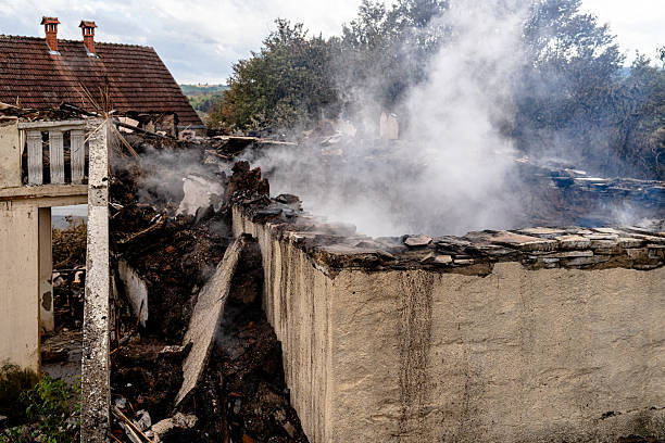 Professional Fire Damage Removal technician working in Coppell, TX